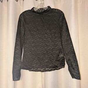 Elegant Black Lace Top